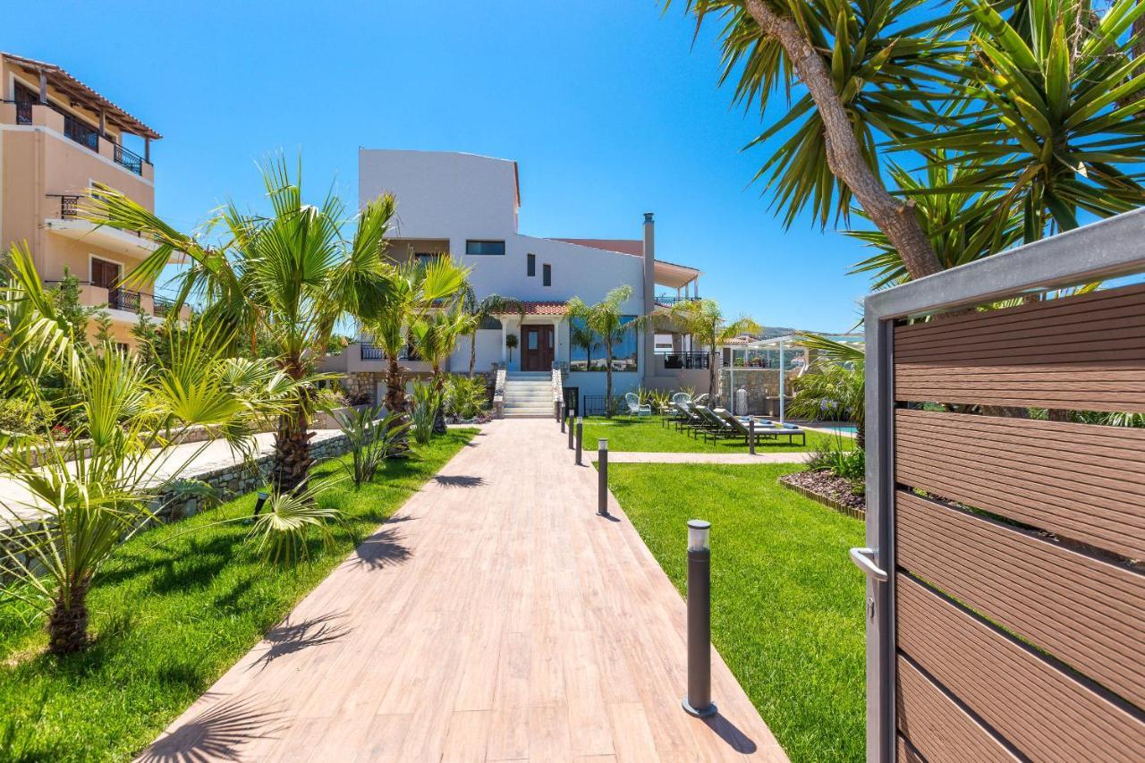 Villa Anemeli - Luxury Pool Villa With Gorgeous Seaview Kissamos Luaran gambar
