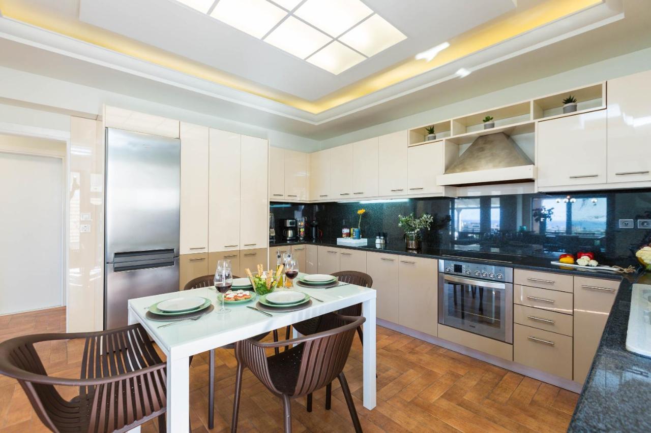 Villa Anemeli - Luxury Pool Villa With Gorgeous Seaview Kissamos Luaran gambar